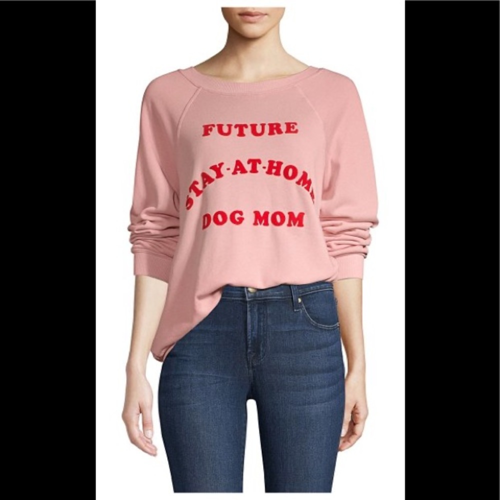 NWT Wildfox Couture Dog Mom Sweatshirt